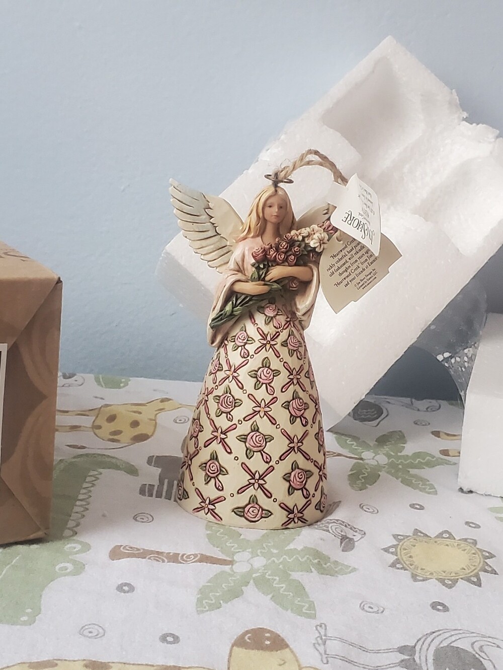 Jim Shore With Prayer All Things Are Possible 4024794 Angel Ornament "NIB"